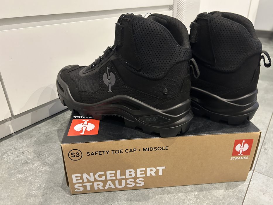 NOWE Buty robocze ochronne STRAUS Kastra II Mid 93964 stalowa podeszwa