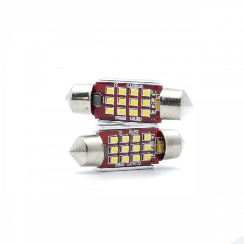 Zestaw C5W LED 36MM 12 SMD 2016 CANBUS - 2 SZT