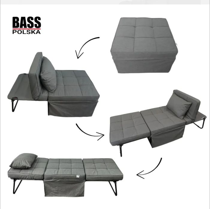 Pufa leżanka łóżko