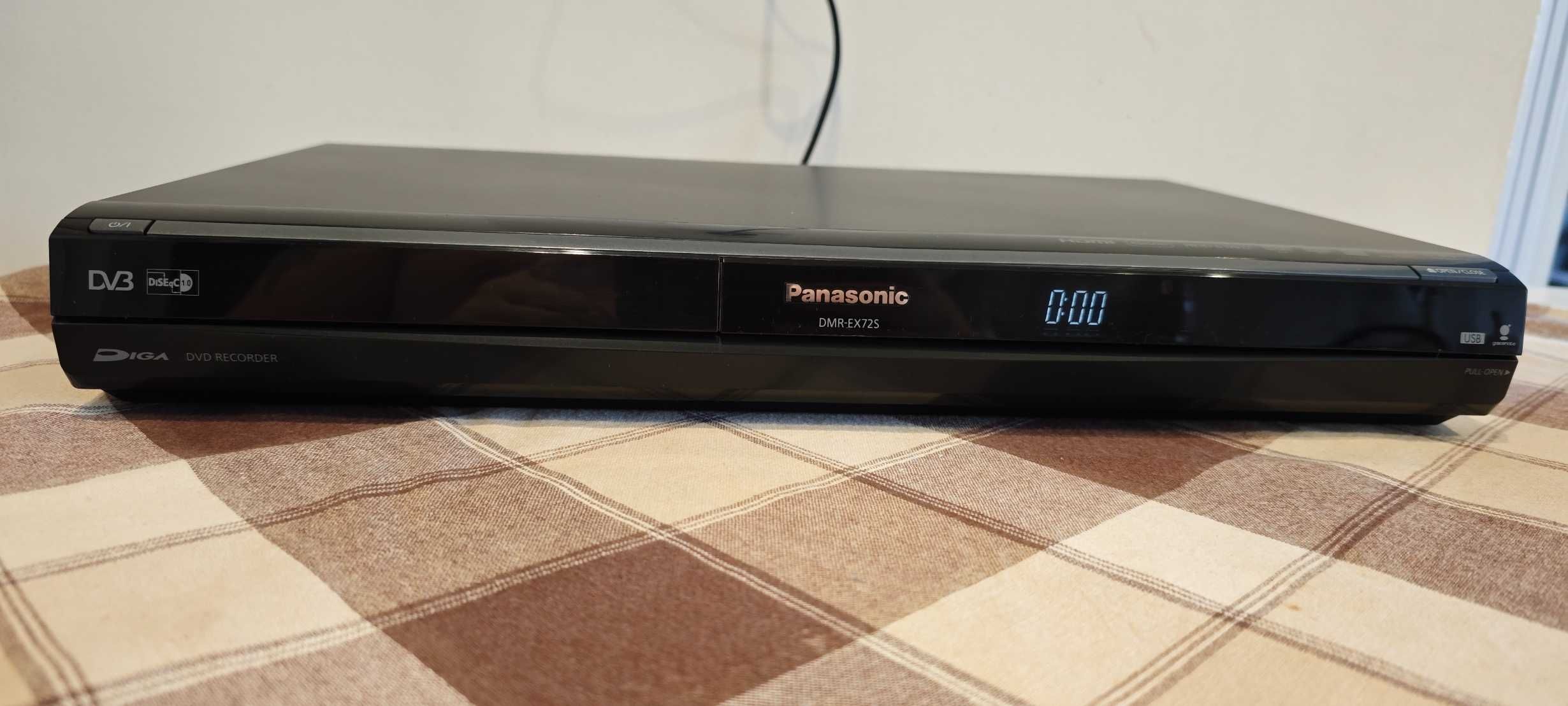 Nagrywarka DVD z HDD160GB Panasonic DMR-EX72S tuner satelitarny