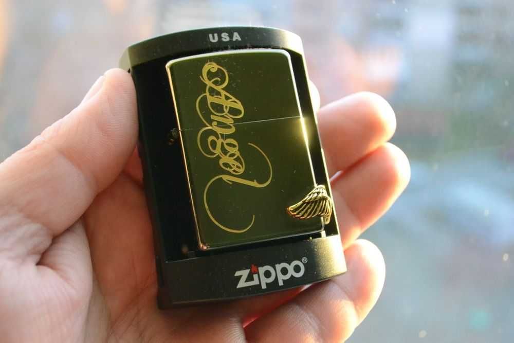 Запальничка Zippo Angel Wings Small Black бензинова нова в коробці