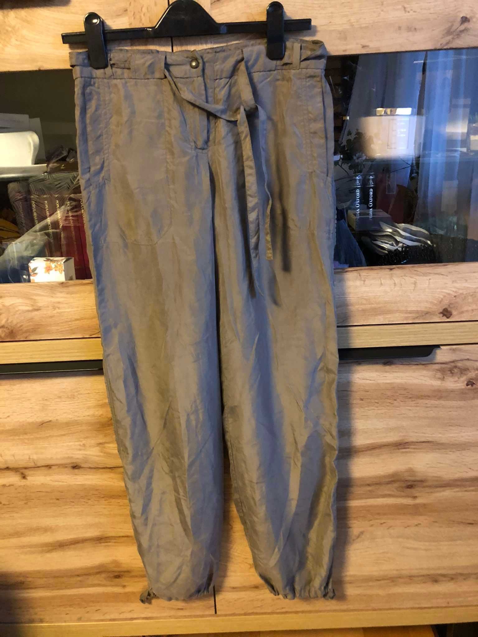 MaxMara weekend nowe spodnie 100% jedwab r. 36