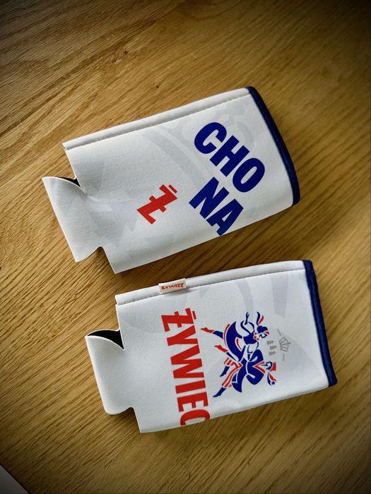 Pokrowiec etui na puszkę ŻYWIEC dwie sztuki
