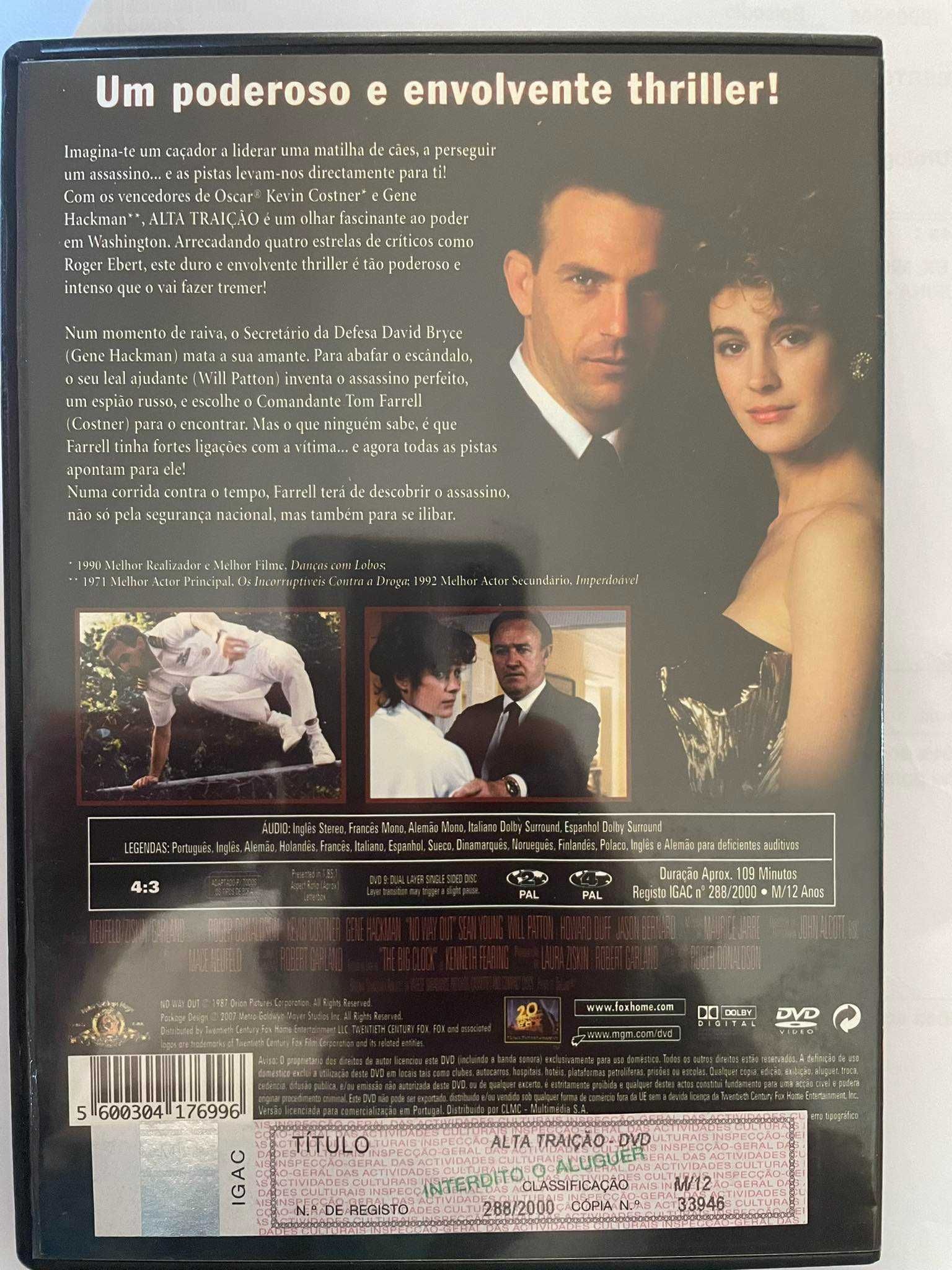 No Way Out (Alta Traição) Kevin Costner