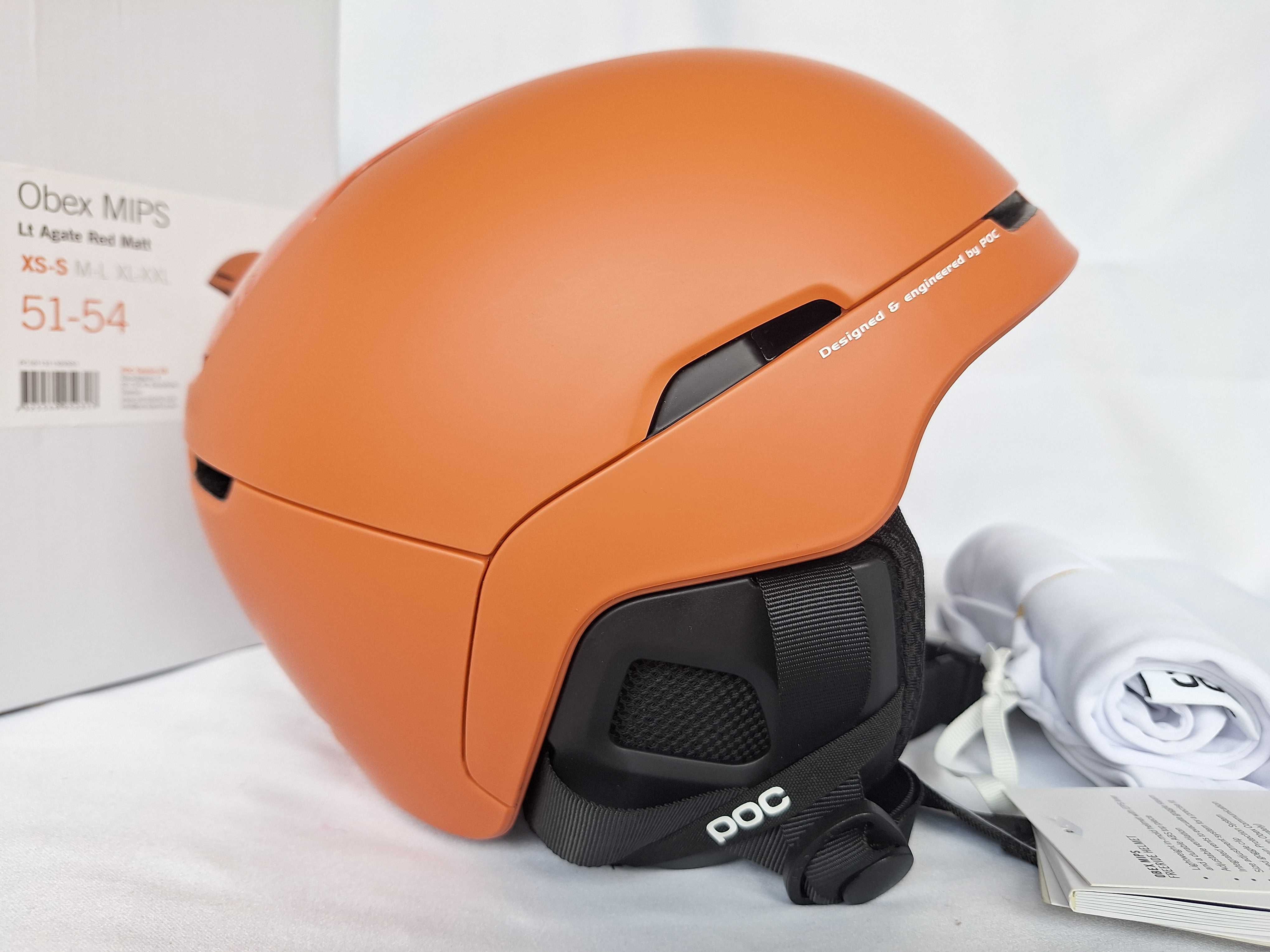 Kask narciarski POC Obex Mips Lt Agate Red Matt XS/S 51-54cm