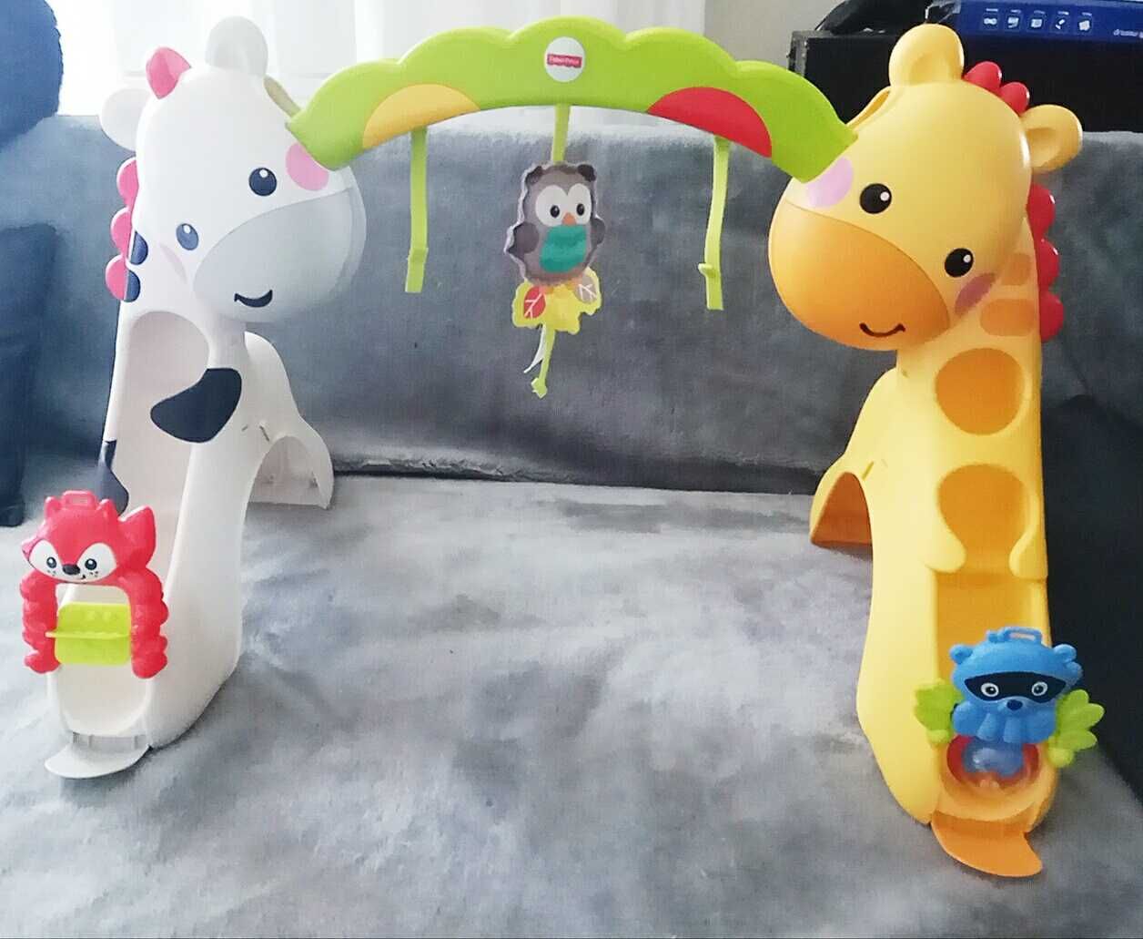 Brinquedo para bebé Girafa e Zebra