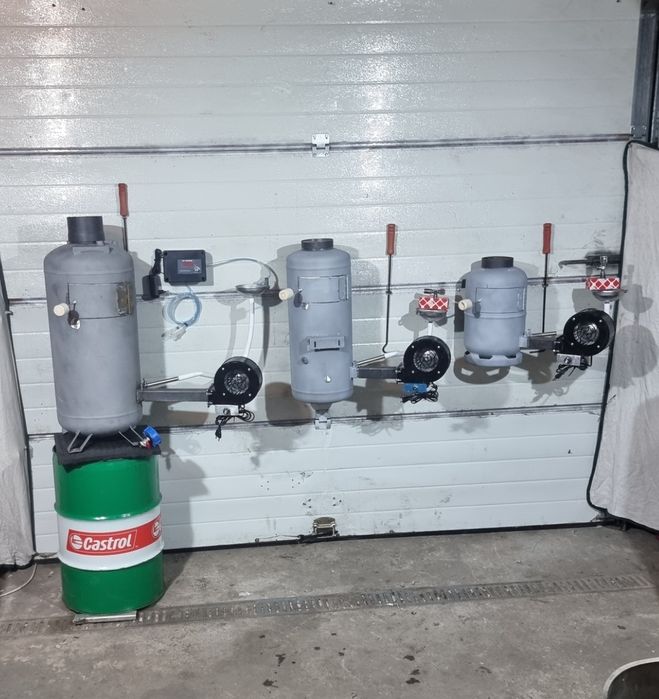 Nowa Dmuchawa do pieca CO  z regulatorem obrotem, flansza i adaoterem