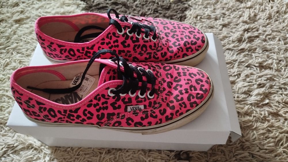 Кеды Vans leopard