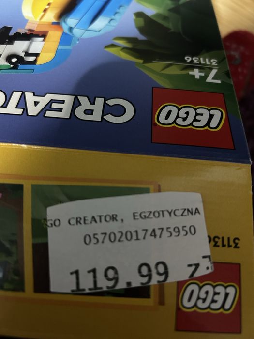lego creator egzotyczna papuga 3w1