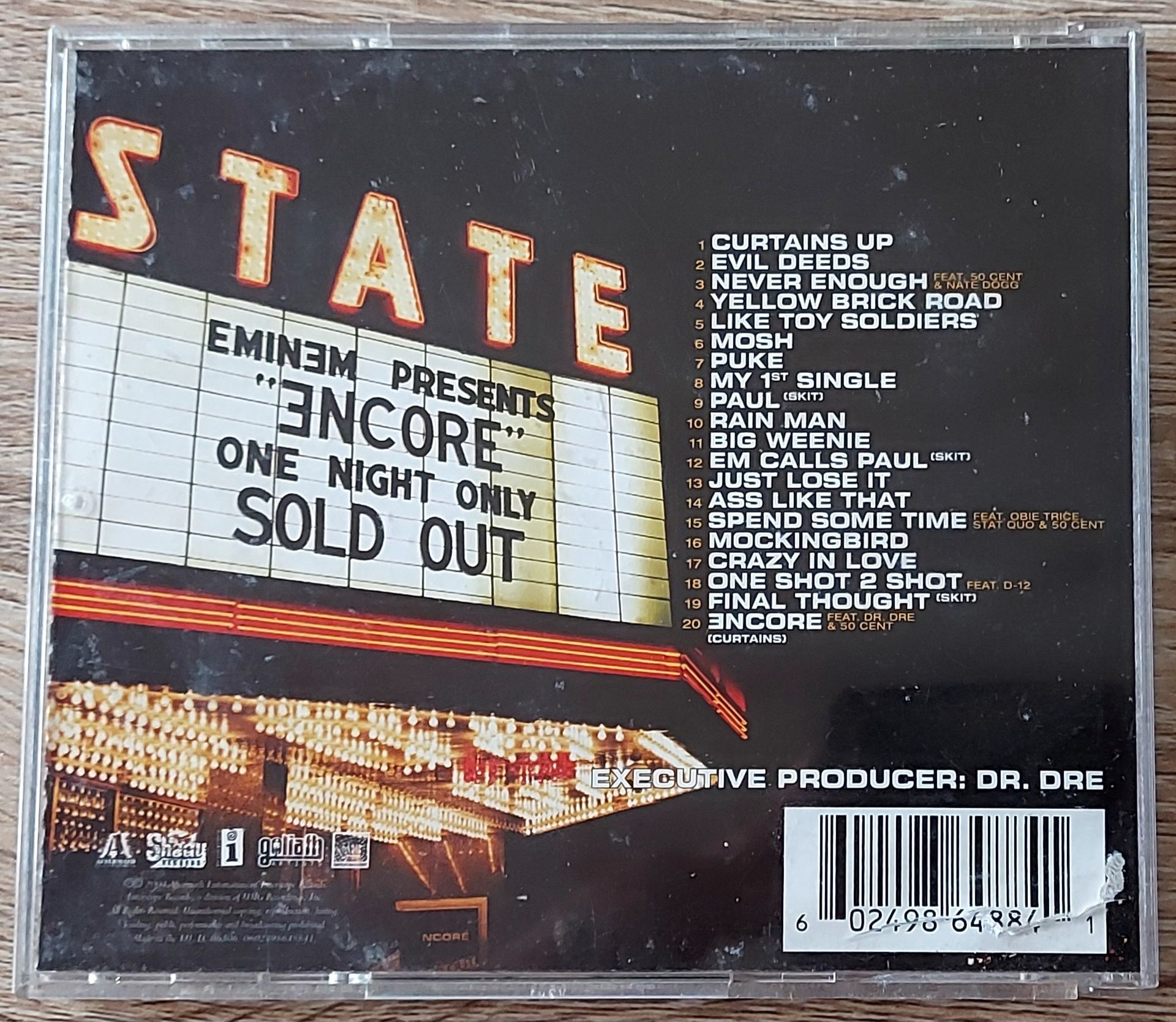 CD do Eminem (Encore, CD original)