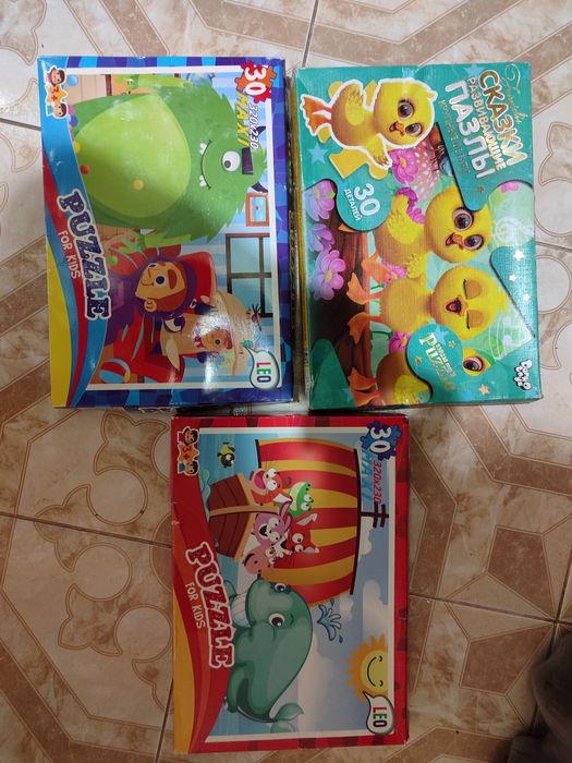 Продам пазли дитячі