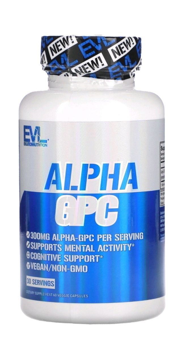 Альфа гфх , Now Alpha gpc , Evl  , 60 капсул