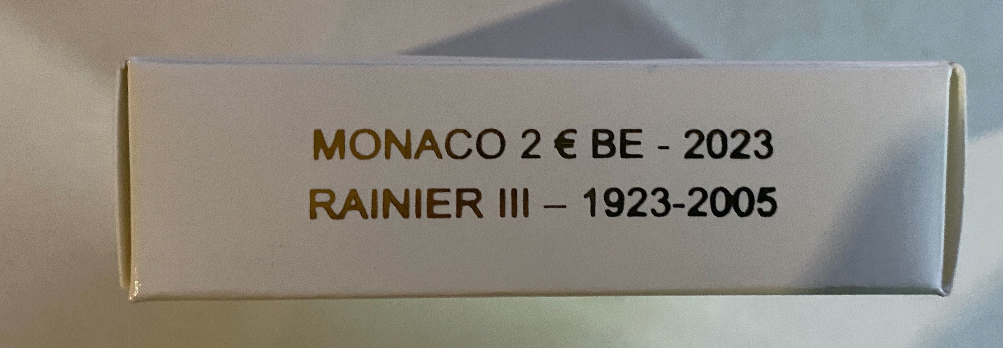 Monaco 2 euro 2023 - Rainier III