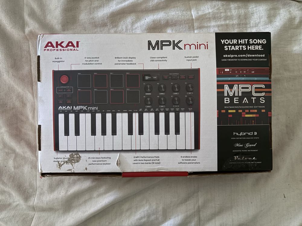 Vendo teclado Akai Mpk Mini Mk3