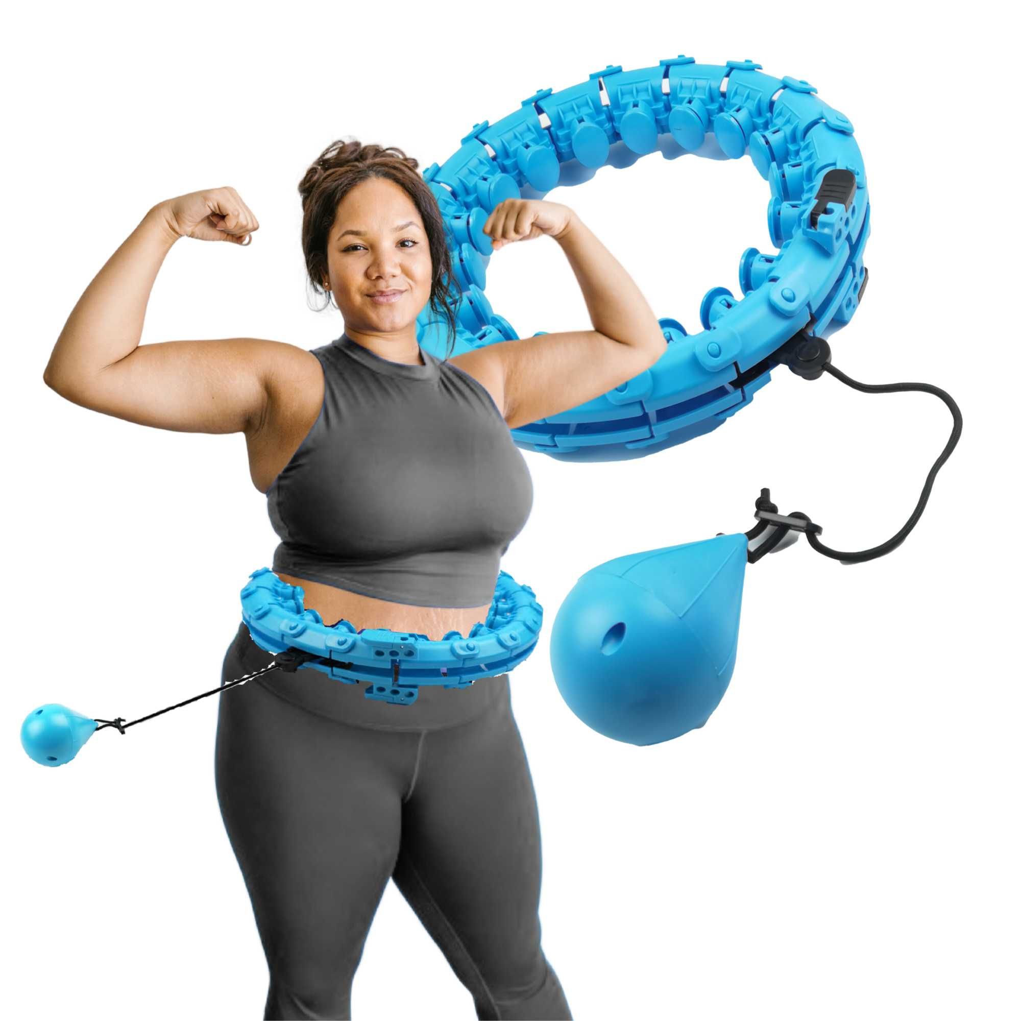 XXL Hula Hop Odchudzające z masażerem PLUS SIZE 2 kolory 115cm Talia