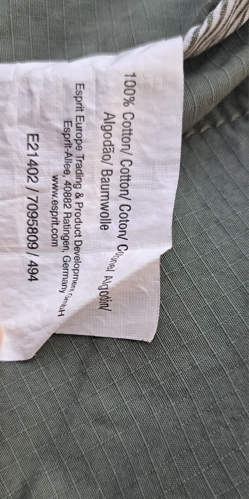 Kurtka marynarka koszula Esprit S/M Khaki zielony jak nowa
