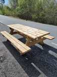 Ławka ogrodowa 180cm lite drewno