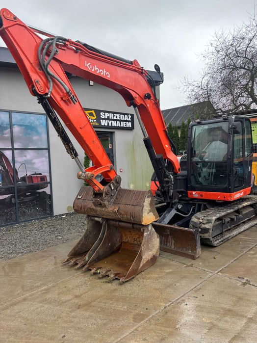 Minikoparka Kubota KX080-4 z 2017r.waga 8315kg ,klima,U-48,U-36,KX030.