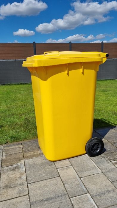 Pojemnik na odpady żółty 240L