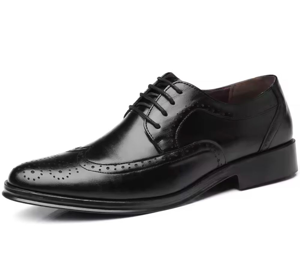 Męskie półbuty derby oxfordy martensy eleganckie do garnituru