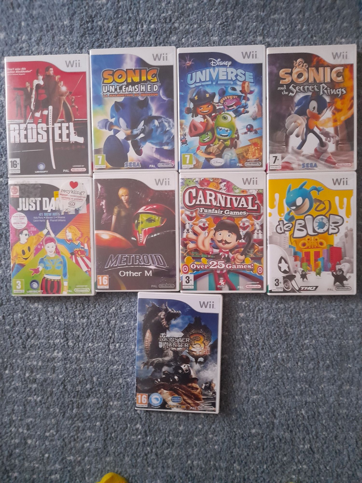 Kolekcja gier na Nintendo Wii
