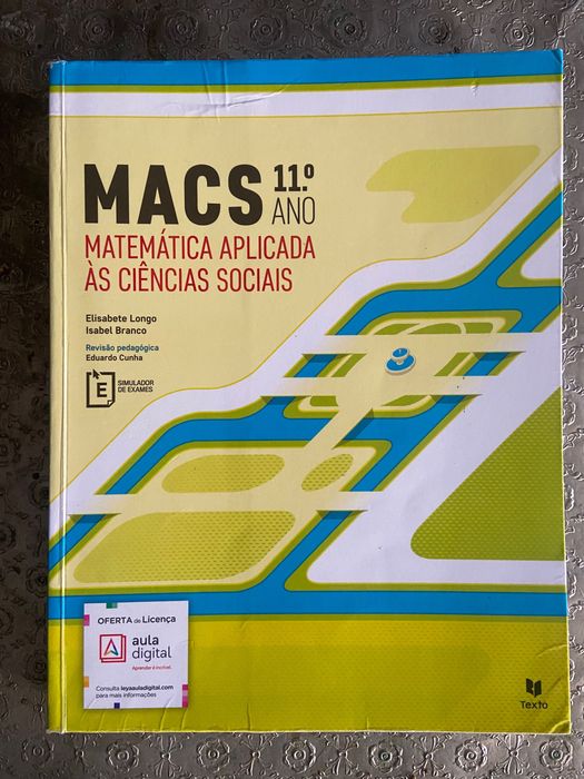 LIVROS Escolares Mac’s  11º ANO