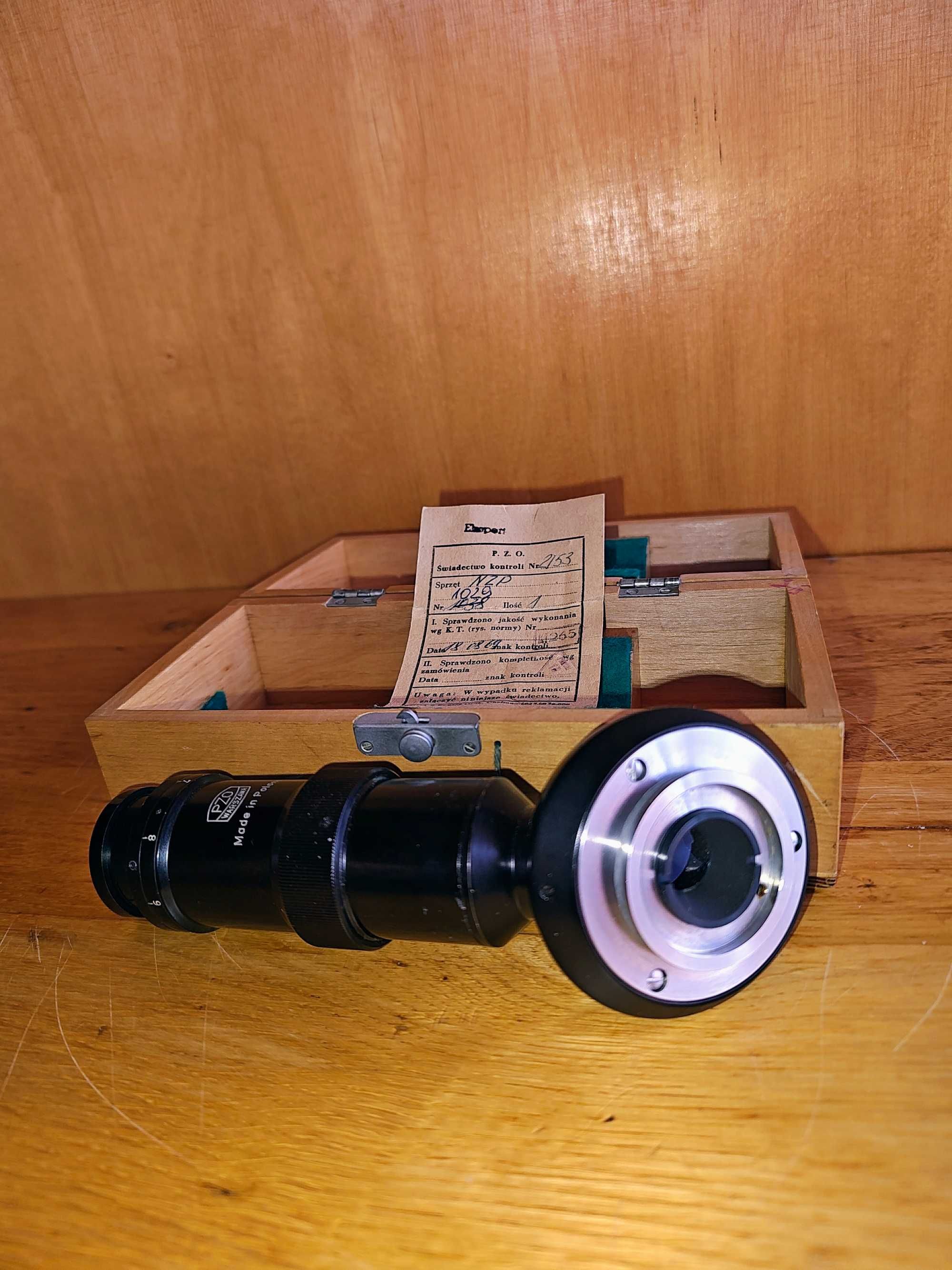 Nasadka zmiennego powiększenia do mikroskop PZO Biolar DIC nie Zeiss