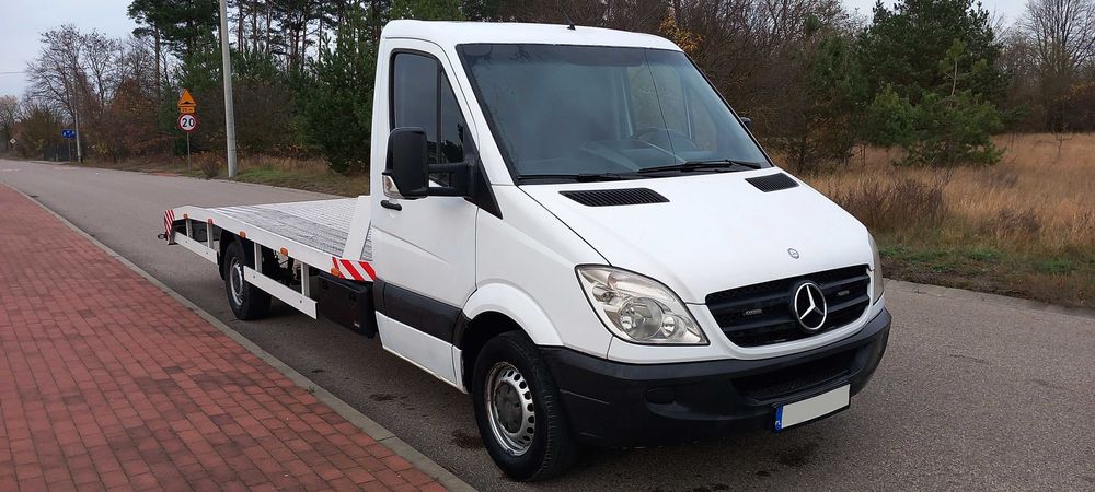 Autolaweta Sprinter 319 CDI V6 Klima Navi Ładny laweta Salon PL Max