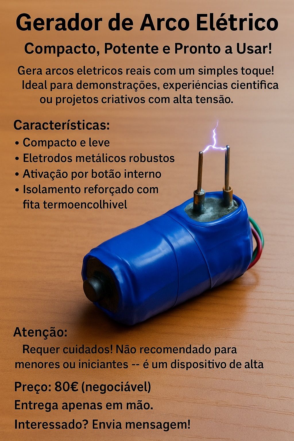 Simulador de arco eléctrico