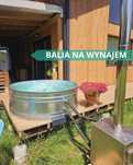 Mobilna bania | balia na wynajem | Basen, piec - 650 zł / tydzień