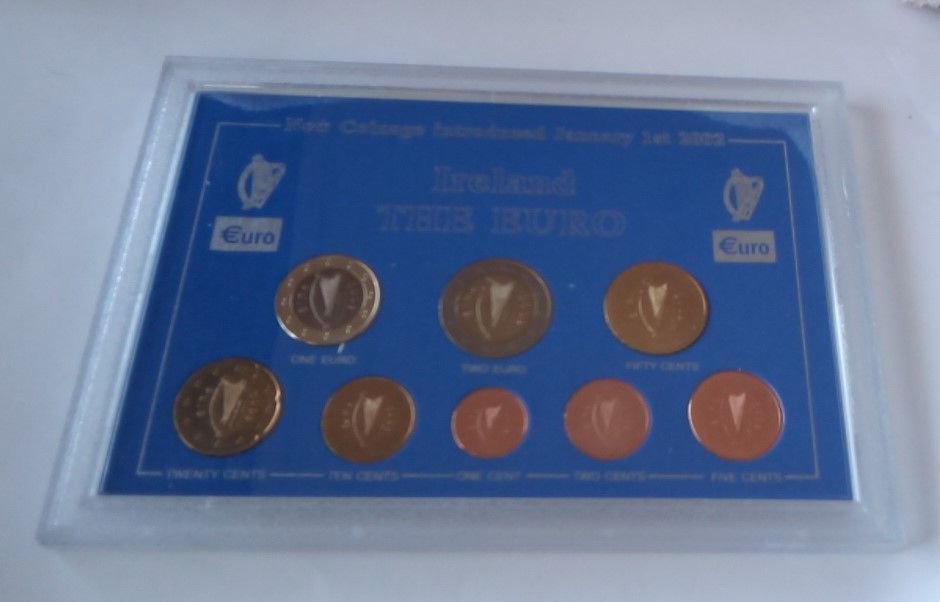 Set moedas novas Euro 2002 Irlanda