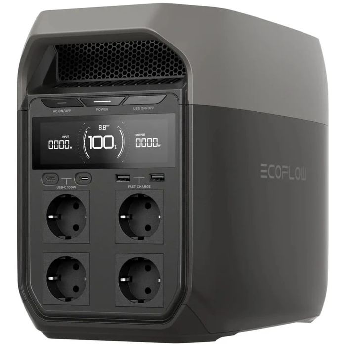 Зарядна станція EcoFlow Delta 3, 1800 Вт, 1024 Вт*год (електростанція