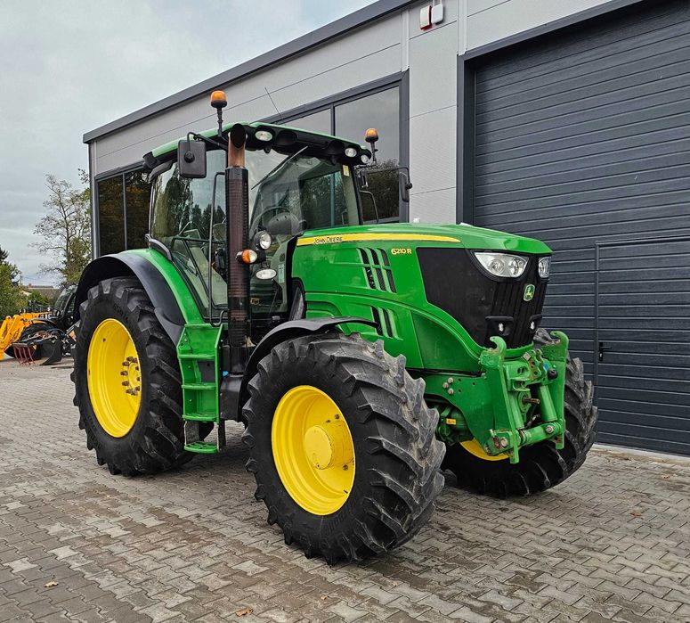 John Deere 6210R Oryginał 7843h Pneumatyka Klimatronik 50km TUZ WOM