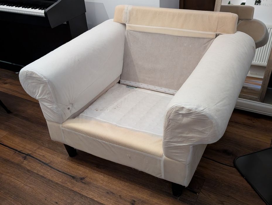 2 fotele Ikea Ektorp szare