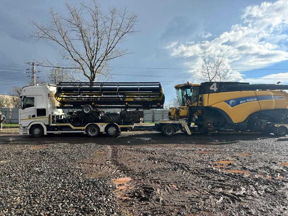 Transport Ponadgabarytowy maszyn, ciągniki, kombajny, prasy