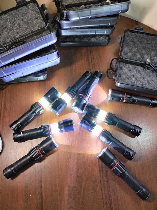 ТОП ПРОДАЖ! Потужний акумуляторний ліхтар фонарь алюмінієвий