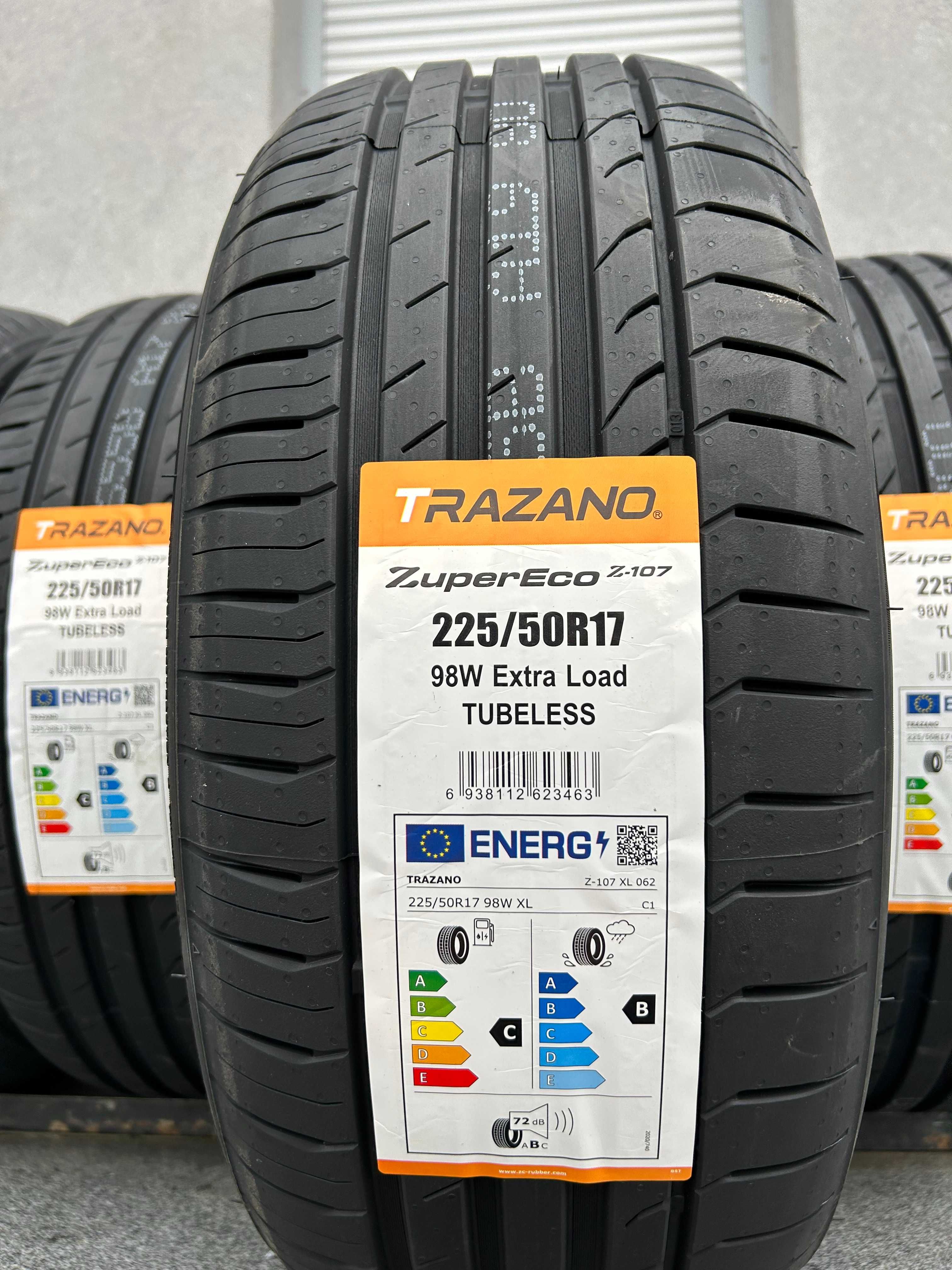 Letnie 225/50R17 Trazano Z-107 98W XL C,B,72db prod. 2024rok! gwa