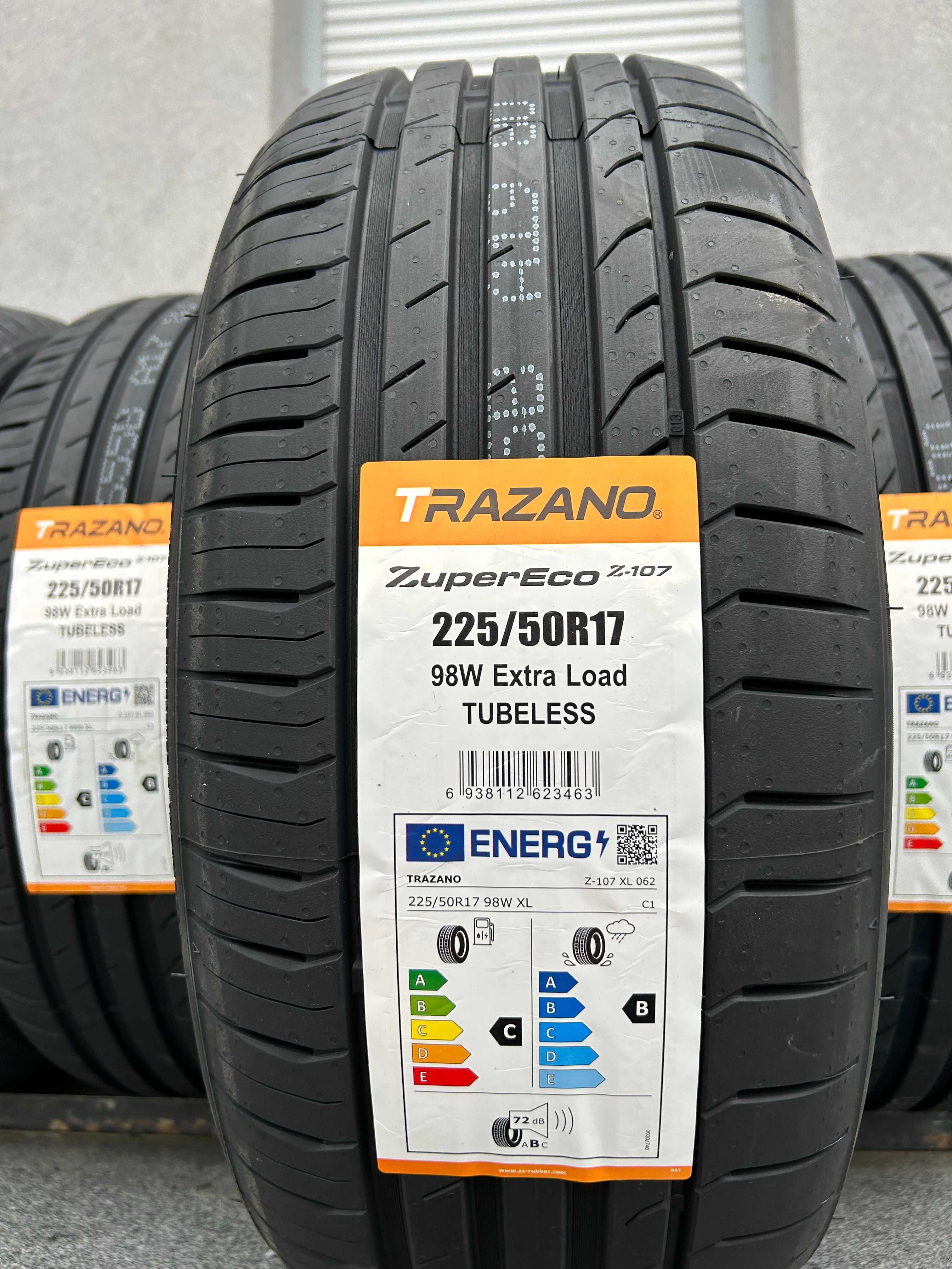 Letnie 225/50R17 Trazano Z-107 98W XL C,B,72db prod. 2023rok! gwa