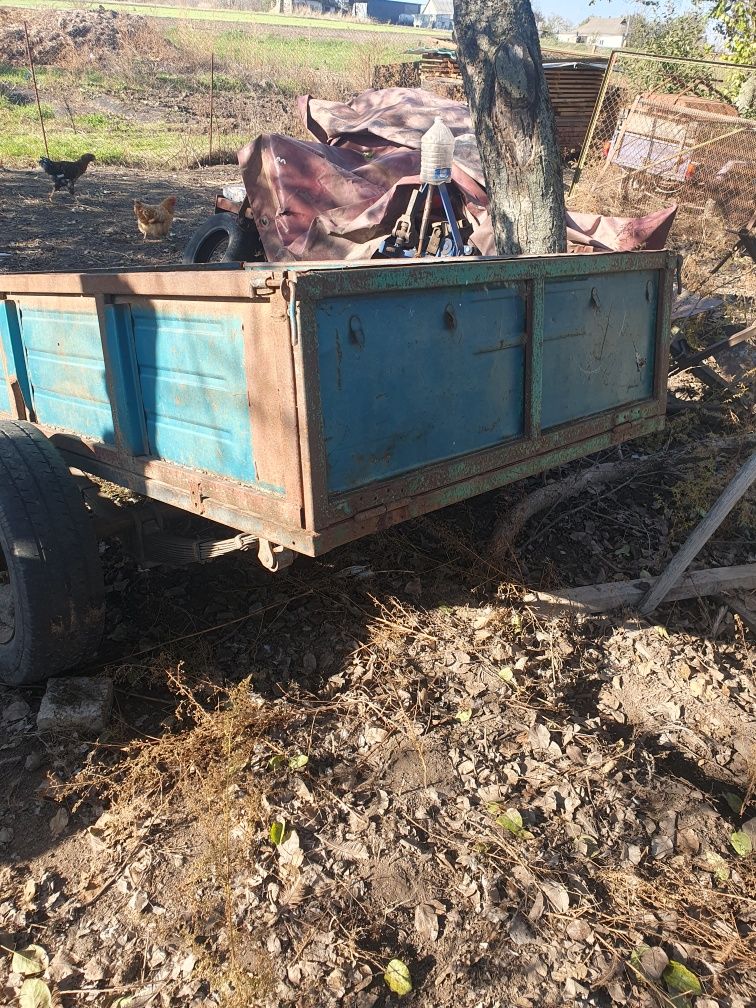 Прицеп до міні трактора.