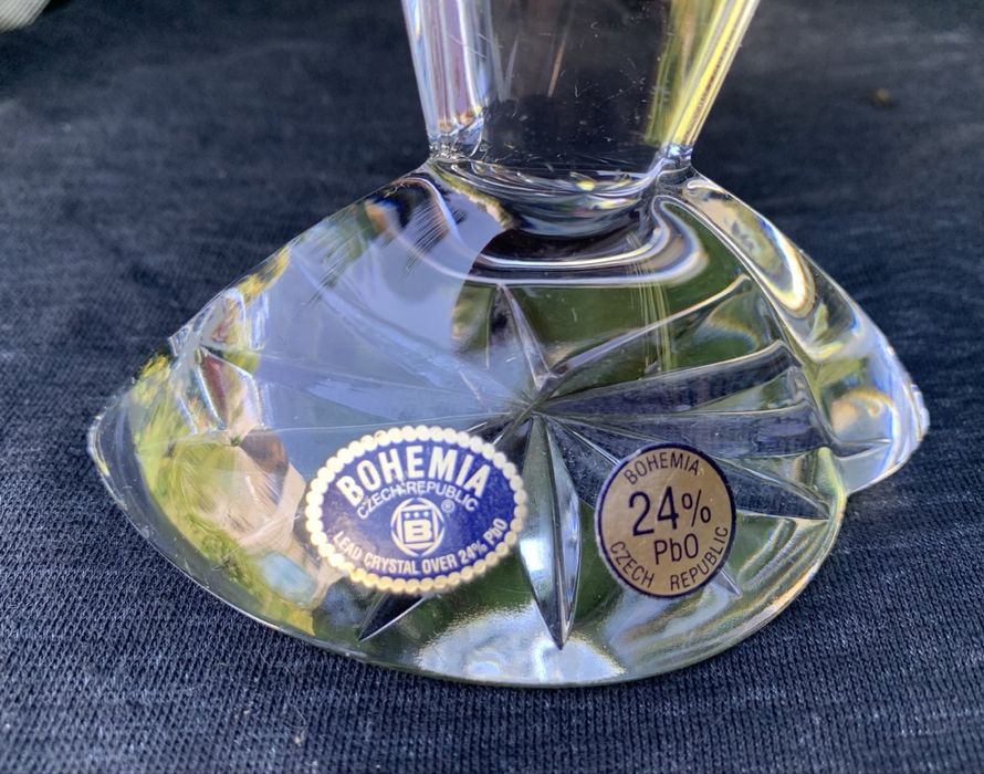 хрустальный подсвечник Bohemia,
