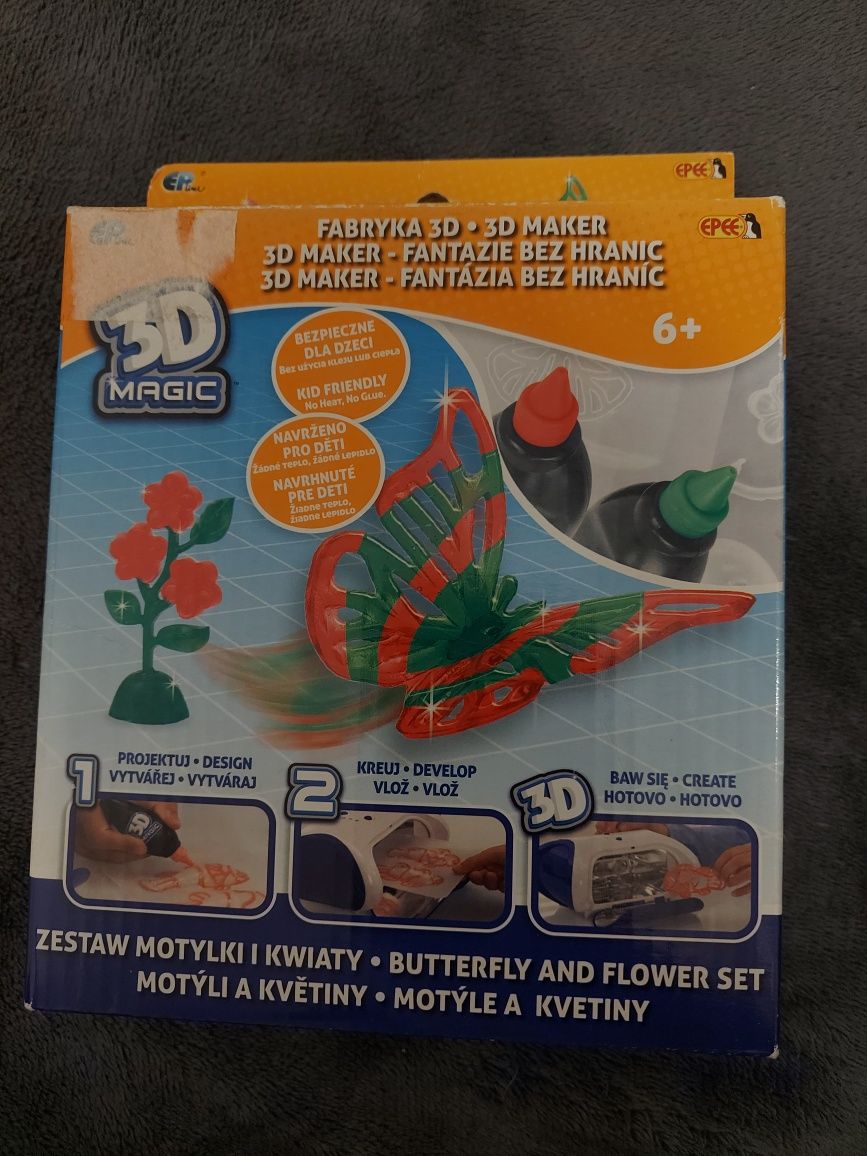 Fabryka 3D Zestaw Motylki i Kwiaty