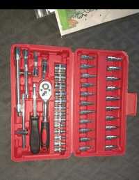 46 peças Conjunto de ferramentas de chave de fenda carro reparar