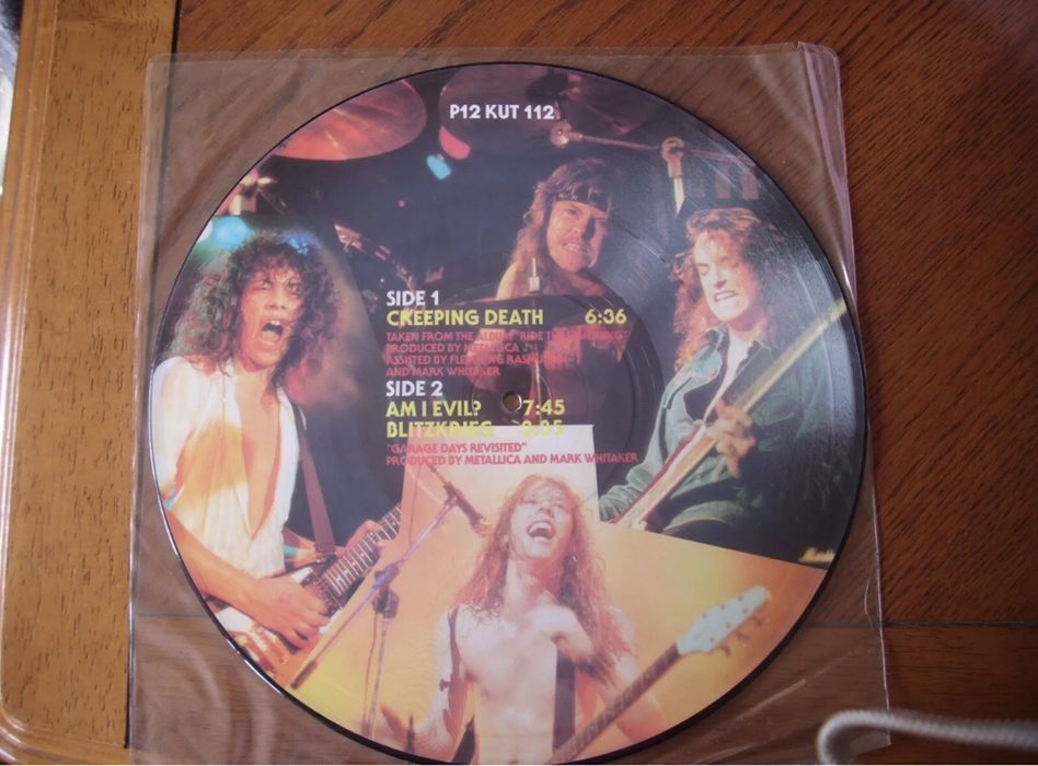 Metallica creeping death Pic disc