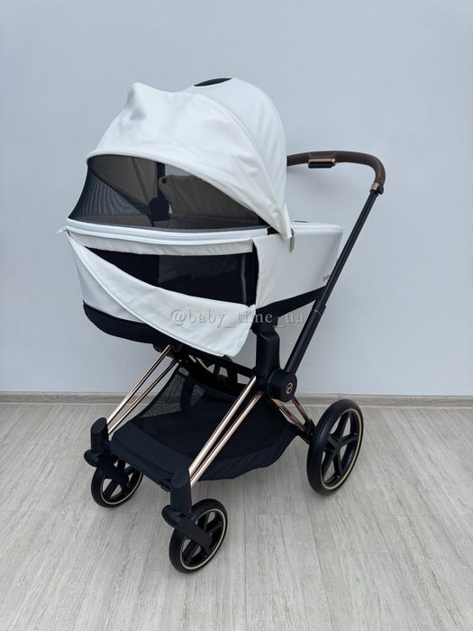 Cybex Priam 4.0 Rose Gold&Off White коляска Сайбекс Пріам 2025