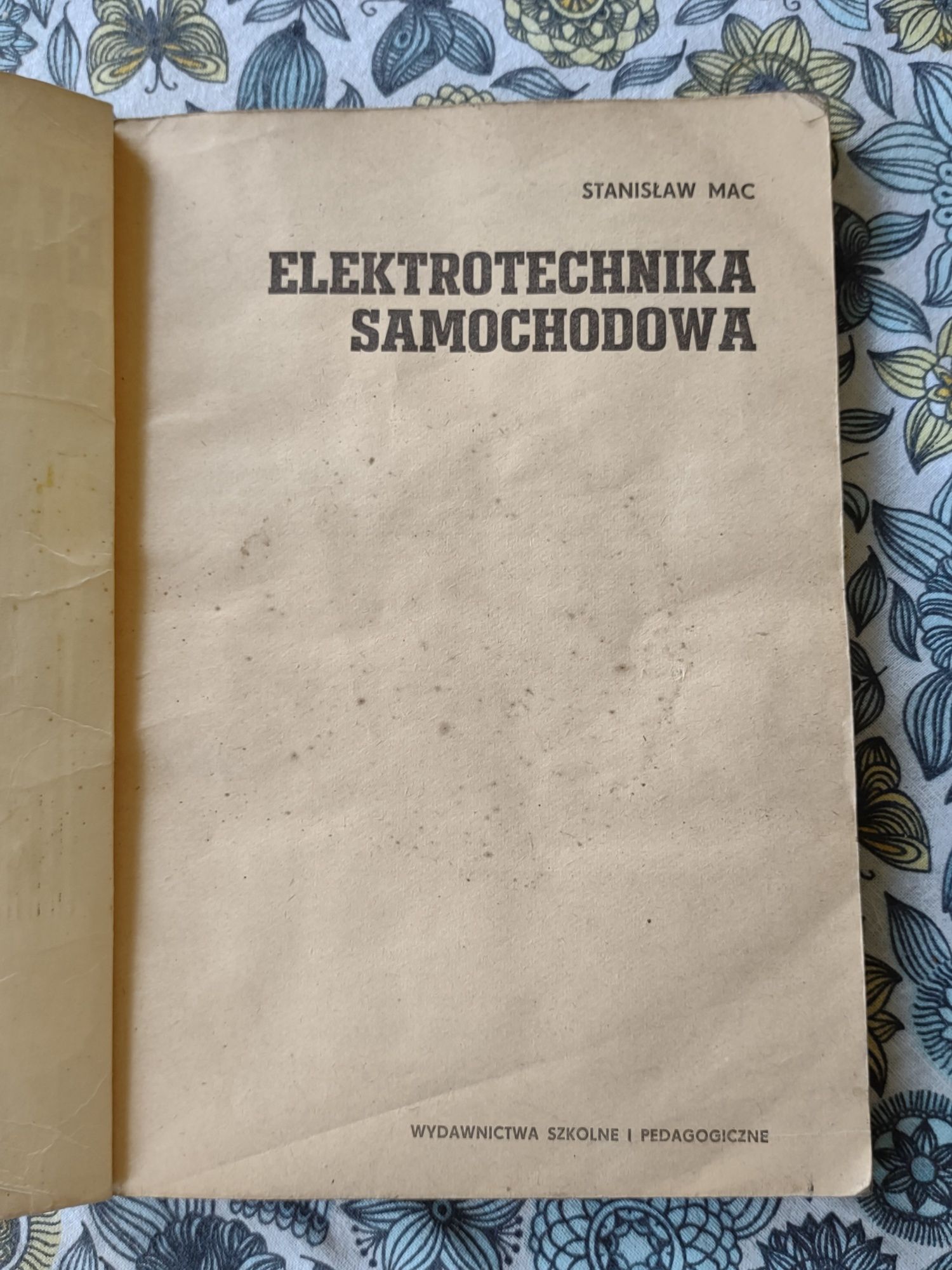 Elektrotechnika samochodowa  Stanisław Mac