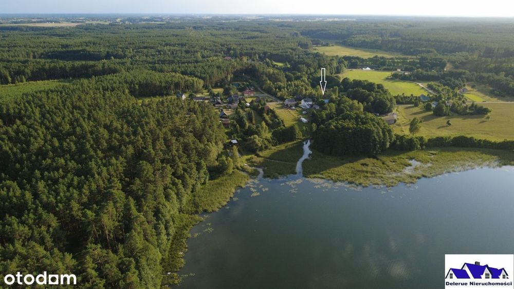 Dom nad jeziorem z dostępem do rzeki