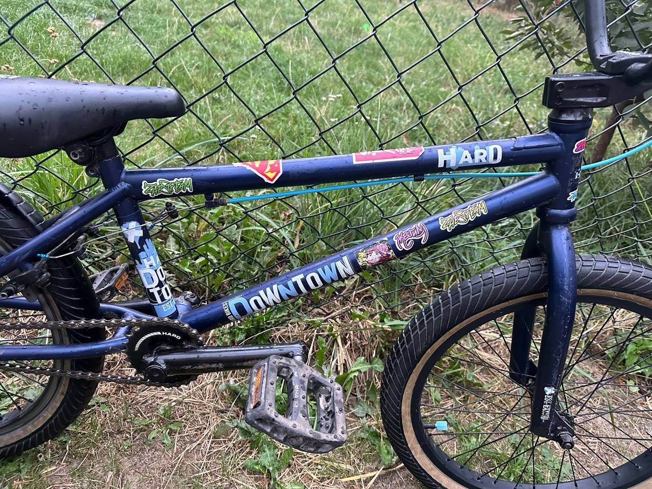 Велосипед BMX 20" Haro Downtown  синій матовий
