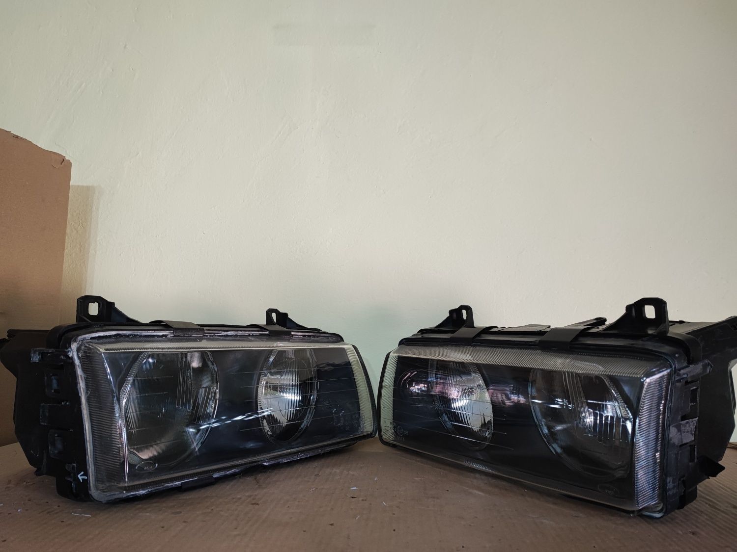 BMW E36 Lampy H7 ZKW Nowe szkła Renowacja Reflektory komplet okazja!