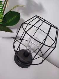 Lampion latarnia lampka czarna druciak