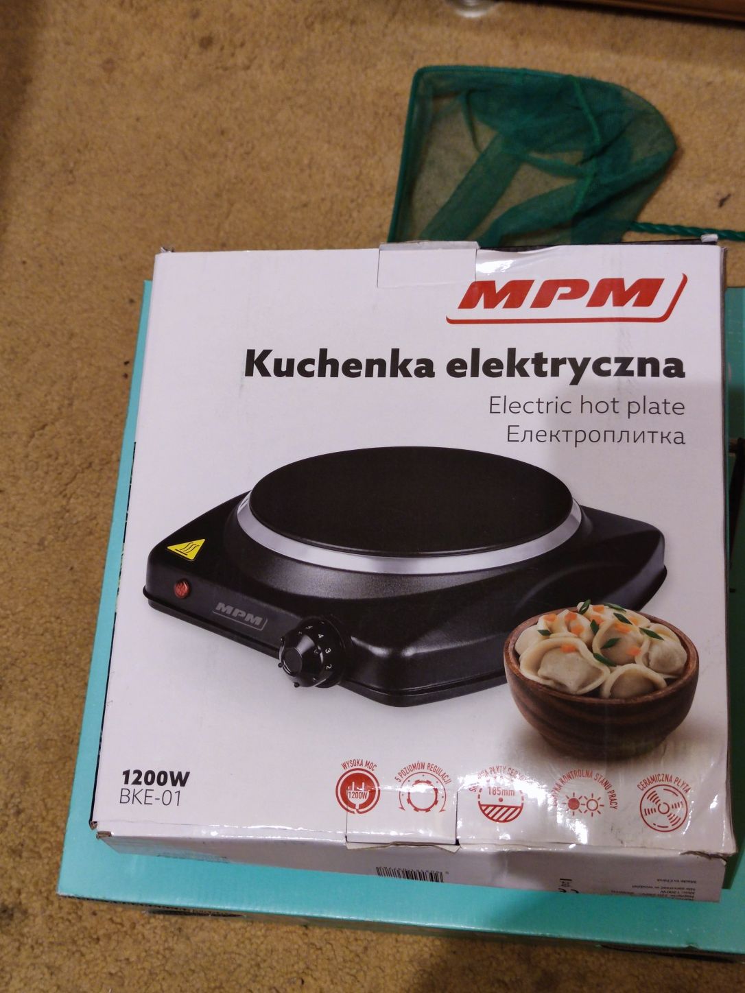 Kuchenka turystyczna elektryczna płyta grzewcza
